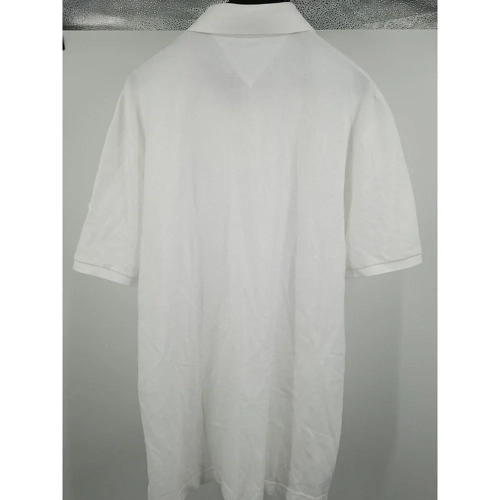 Tommy‎ Hilfiger Classic Fit Polo Shirt Short Sleeve XL White Embroidered 'Babe'